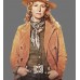 Ride 2023 Nancy Travis (Isabel McMurray) Brown Suede Leather Coat